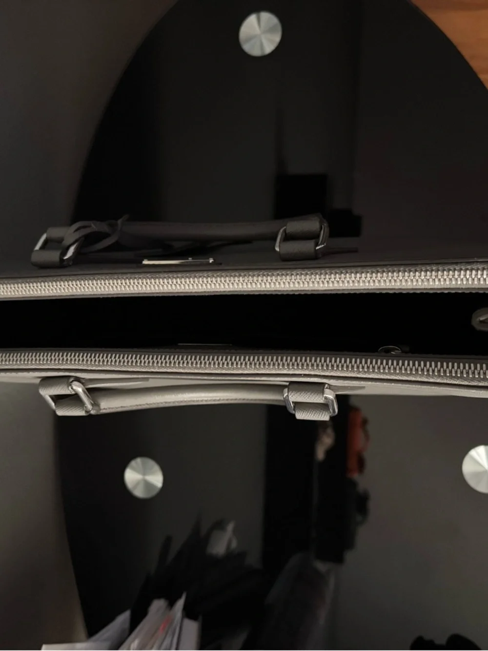 Prada structured saffiano